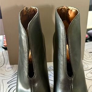 BCBGMaxAzria Black Leather Ankle Booties